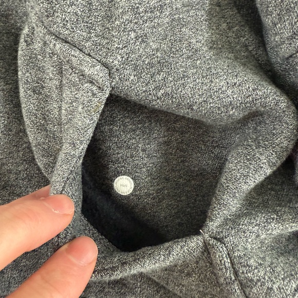 SOLD Lululemon Scuba Oversized Full Zip Hoodie Heathered Speckled Black Gray - Picture 5 of 5